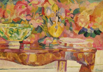 Tapestry and Console by Patrick Henry Bruce